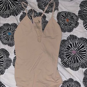 Nude free people body suit